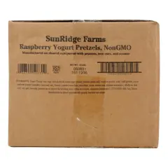 Sunridge Farms Raspberry Yogurt Pretzels - 10 lb