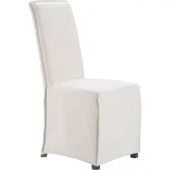 Set of 2 Grayson Slipcover Dining Chair Ivory - Finch