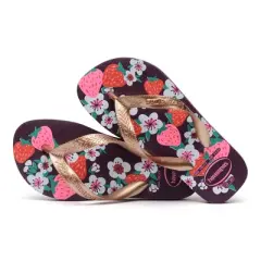 Havaianas - Girl's Strawberry Flowers Flores Flip Flop Sandals