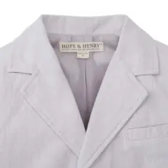 Hope & Henry Boys' Linen Suit Jacket, Infant