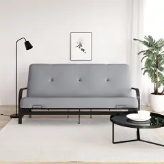 Full Jayce 6" Thermobonded High Density Poly Fill Futon Mattress - Room & Joy