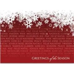 CEO Cards Holiday Greeting Card Box Set of 25 Cards & 26 Envelopes - H1010