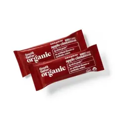 Organic Whole Grain Apple Cinnamon Fruit & Grain Bars - 6ct - Good & Gather&trade;