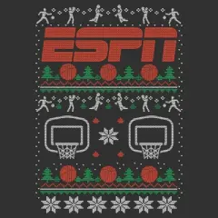 Men's ESPN Basketball Christmas Sweater Sweatshirt