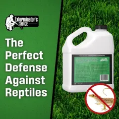 Exterminators Choice Lizard Defense Spray, Natural Gecko Deterrent, Protect Your Garden from Iguanas, Anoles and Other Reptiles (1 Gallon)