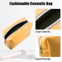 Unique Bargains Portable Makeup Bag Cosmetic Travel Toiletry Bag Waterproof Case Make Up Organizer Case for Women