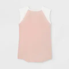 Sleeveless Tough as a Mother Baseball Graphic Maternity T-Shirt - Isabel Maternity by Ingrid & Isabel&trade; Pink