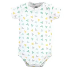 Luvable Friends Cotton Bodysuits 5pk, Unisex Basic Elephant