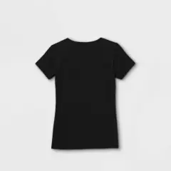 Women's Disney Minnie Mouse 'Family Vacation 2021' Short Sleeve Graphic T-Shirt (Juniors') - Black