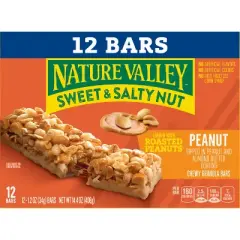 Nature Valley Sweet & Salty Nut Peanut Granola Bars - 12ct/14.4oz
