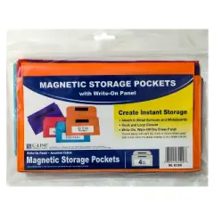 C-Line Magnetic Storage Pockets, Set of 4