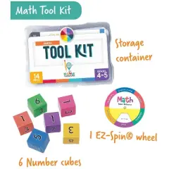 Carson Dellosa Education Be Clever Wherever Math Tool Kit Manipulative, Grade 4-5