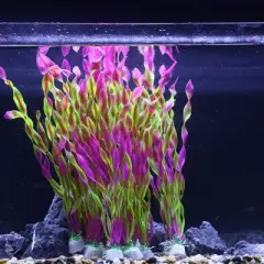 Unique Bargains Aquarium Ornaments Fish Tank Artificial Plant Multicolor 12.20" 10 Pcs