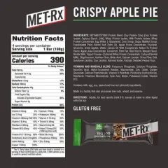 Met-Rx 32g Protein Meal Replacement Bar - Big 100 Crispy Apple Pie - 4ct