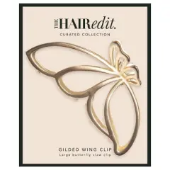 The Hair Edit Gilded Wing Claw Clip