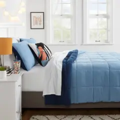 Reversible Microfiber Solid Comforter - Room Essentials&trade;