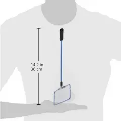 Unique Bargains Fish Tank Aquarium Plastic Handle Goldfish Fishing Landing Skimmer Net 1 Pc