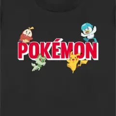 Women's Pokemon Logo Characters T-Shirt