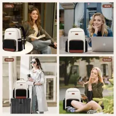 Laptop Backpack with Pouch Pocket for Large Capacity Cup,15 Inch Laptop Computer Bag