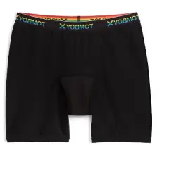 TomboyX Women's Period Leakproof 9" Inseam Boxer Briefs, Soft Cotton Stretch