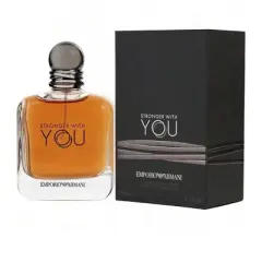 Emporio Armani Stronger With You By Giorgio Armani Men Cardamom, Pink Pepper, Sage, Melon, Vanilla Edt Spray 3.4 Oz