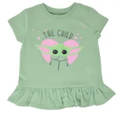 Star Wars The Mandalorian The Child Girls T-Shirt and Leggings Outfit Set Little Kid