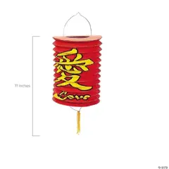 Fun Express Inspired by Chinese New Year Hanging Multi-color 6" Cylinder Shaped Paper Party Lanterns, 6 Count
