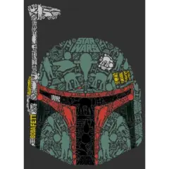 Men's Star Wars Boba Fett Silhouette Helmet Fill T-Shirt