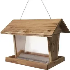 Valley Splendor Cedar Ranch Hopper Bird Feeder