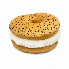 PM&J Home 8" Weighted Bagel Plush Stuffed Animal