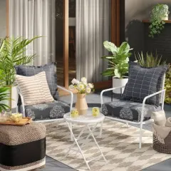 Step Diamonds Outdoor Rug Tan/Ivory - Threshold&trade;