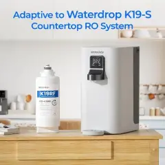 Waterdrop WD-K19RF Filter, Replacement for WD-K19-S and WD-K19-H Countertop Reverse Osmosis System, 12-month Lifetime