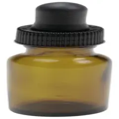 United Scientific Boston Round Amber Flint Bottles, 15 mL, Pack of 12