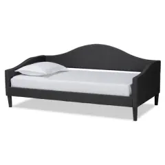 Full Milligan Upholstered Wood Daybed - Baxton Studio