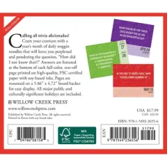 Willow Creek Press 2024 Daily Desk Calendar 5.2"x6.2" Trivia Night