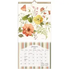 Lang 2024 Vertical Wall Calendar 24"x12" Watercolor Seasons