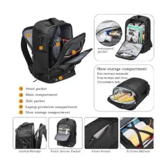 Summit Adventure Laptop Backpack Water Resistant Travel Rucksack