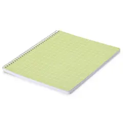 Notebook Collective Light Green Grid Single Subject Notebook, School Supplies