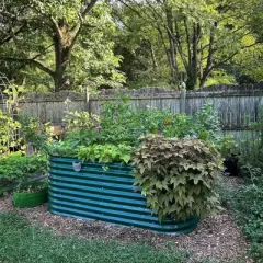 Vego Garden 10-in-1 Modular Rectangular Metal Outdoor Raised Garden Bed 48"x96"x32"