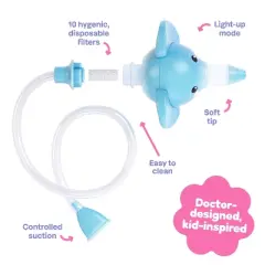 Playhouse MD Light-Up Nasal Aspirator - Elephant Trunk