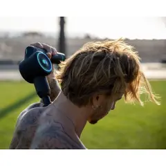 Reathlete FOLD Interchangeable Folding Percussion Massage Therapy Gun - Black