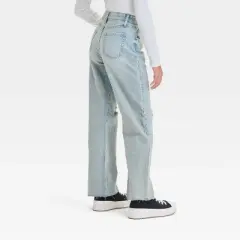 Girls' High-Rise Baggy Jeans - art class&trade;