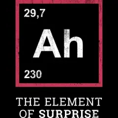Men's Design By Humans Ah the element of surprise - funny gift idea By villainspirit T-Shirt