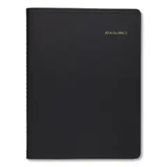 Two-Person Group Daily Appointment Book, 11 x 8, Black Cover, 12-Month (Jan to Dec): 2026