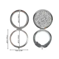 Unique Bargains Portable Durable Cosmetic Mirror 1 Pc