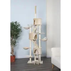 Go Pet Club 106" Cat Tree House with Sisal Covered Scratching Posts FC01