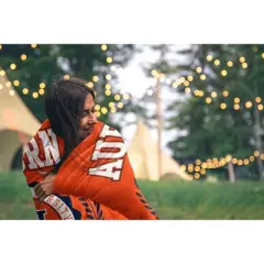 NCAA Auburn Tigers Crest Ultra Soft Blanket