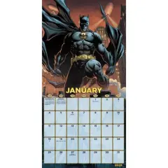 Trends International 2026 The Batman Comic 12"x12" Wall Calendar