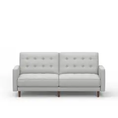Glenwillow Home 81.5" Mies Upholstered Square Arm Convertible Sleeper Sofa in MCM Vintage Design