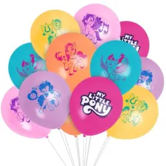 Treasures Gifted My Little Pony Balloon Bouquet - My Little Pony Party Supplies - 12 Pack